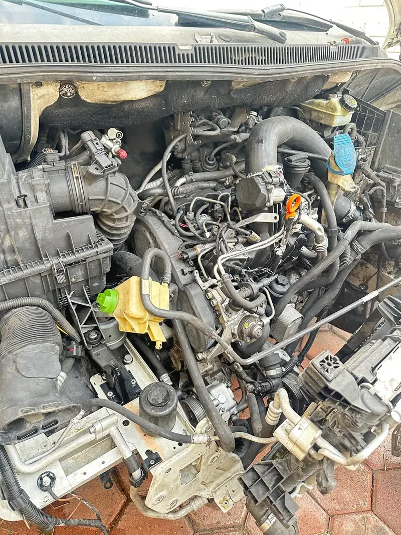 Motor de Transporter 2017 después de la limpieza